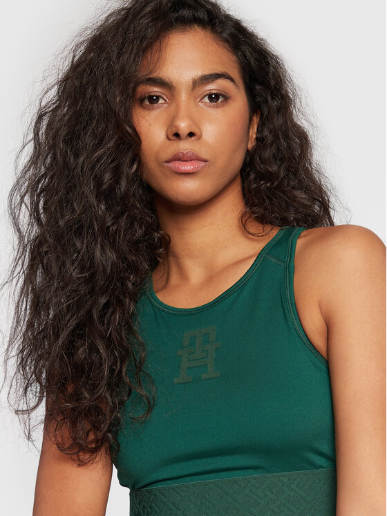 Tommy Hilfiger Tommy Hilfiger Reggiseno sportivo Monogram S10S101590 Verde