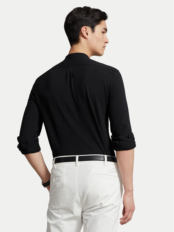 Polo Ralph Lauren Polo Ralph Lauren Πουκάμισο 710742468001 Μαύρο Regular Fit