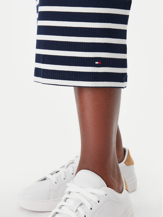 Tommy Hilfiger Tommy Hilfiger Ljetna haljina WW0WW38838 Tamnoplava Slim Fit