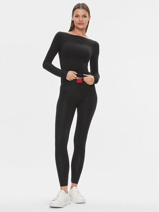 HUGO Hugo Legíny Thermal 50492277 Černá Slim Fit