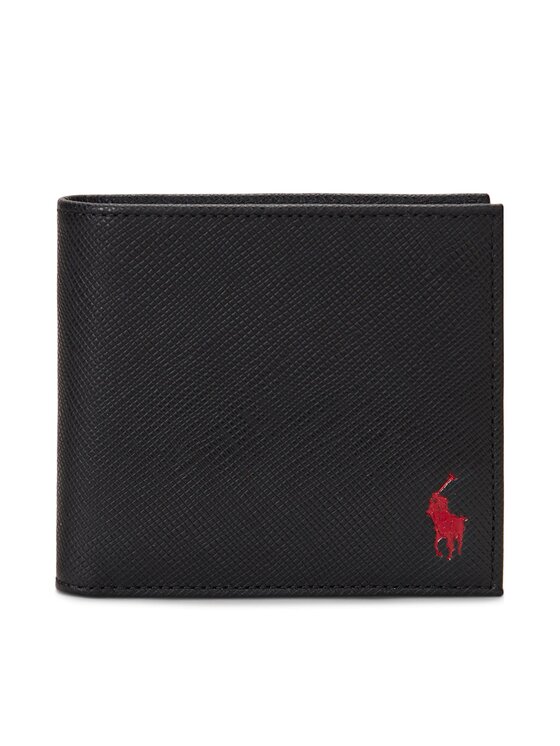Polo Ralph Lauren Portafoglio grande da uomo 405931675002 Nero