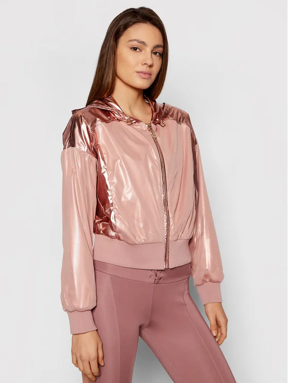 Liu Jo Sport Übergangsjacke TA1075 T4864 Rosa Regular Fit