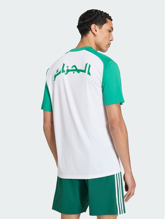 adidas adidas Koszulka techniczna Algeria 26 Home Pre-Match Jersey Biały Slim Fit