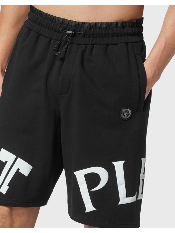 Plein Sport Plein Sport Pantaloncini 1987 Nero Jogger Fit