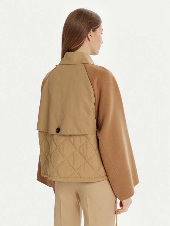 Weekend Max Mara Weekend Max Mara Trench Bazar 2515081041 Beige Relaxed Fit