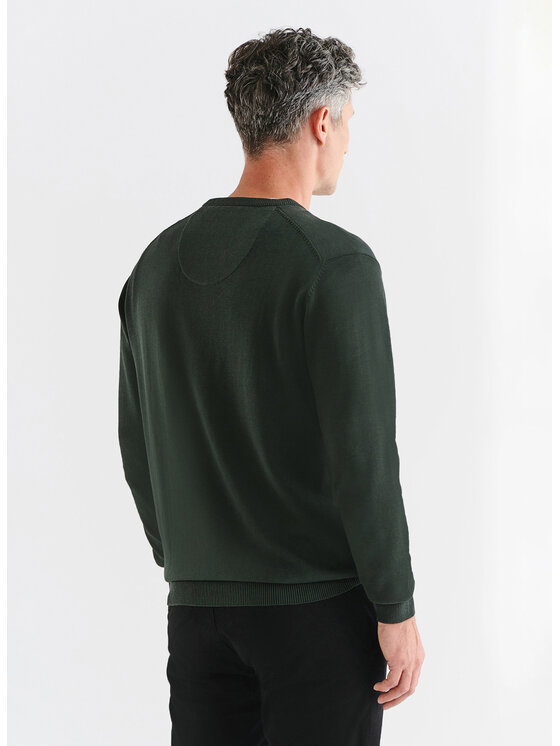 Pako Lorente Pako Lorente Sweter P23WB-2X-011 Zielony Classic Fit