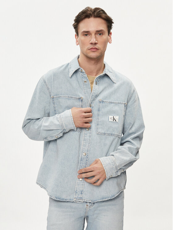 Camicia di jeans uomo calvin klein shop