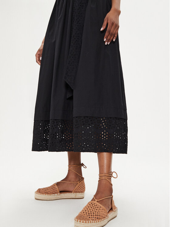 United Colors Of Benetton United Colors Of Benetton Sommerkleid 49HSDV095 Schwarz Regular Fit