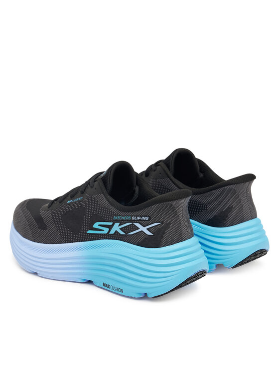 Skechers Skechers Bežecké topánky Max Cushioning Endeavour 129473/BKBL Čierna