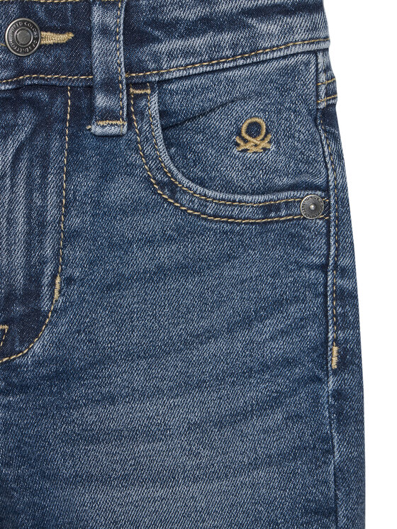 United Colors Of Benetton United Colors Of Benetton Jeans hlače 45ONGE01X Mornarsko modra Slim Fit