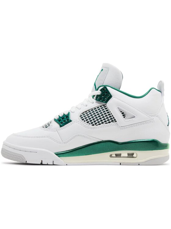 Nike Sneakersy Air Jordan 4 Retro Oxidized Green Biały