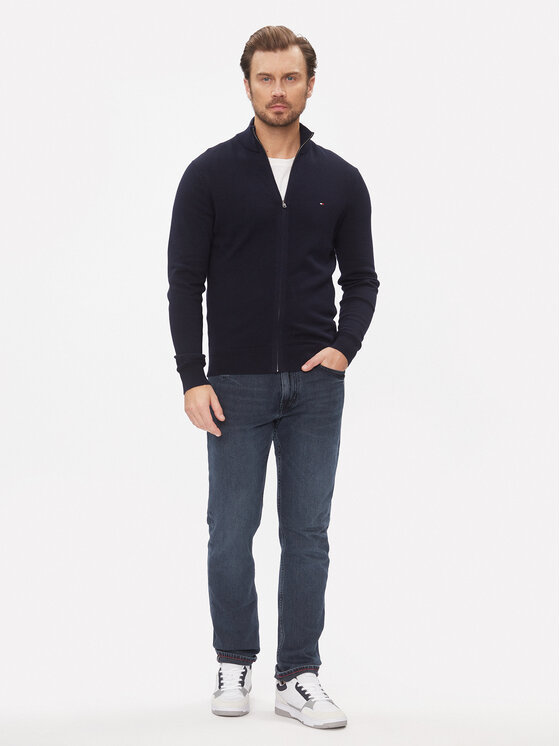 Tommy Hilfiger Tommy Hilfiger Kardigan MW0MW28050 Tamnoplava Regular Fit