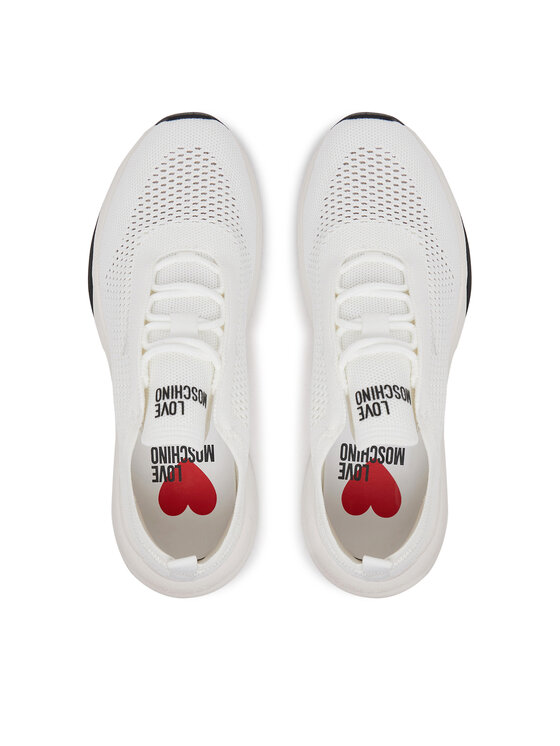 LOVE MOSCHINO LOVE MOSCHINO Sneakersy JA15485G0MIYZ100 Biały