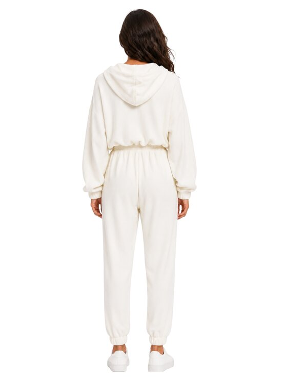 Agatha Studio Agatha Studio Kombinezon A26SS-AB-K02 Biały Oversize