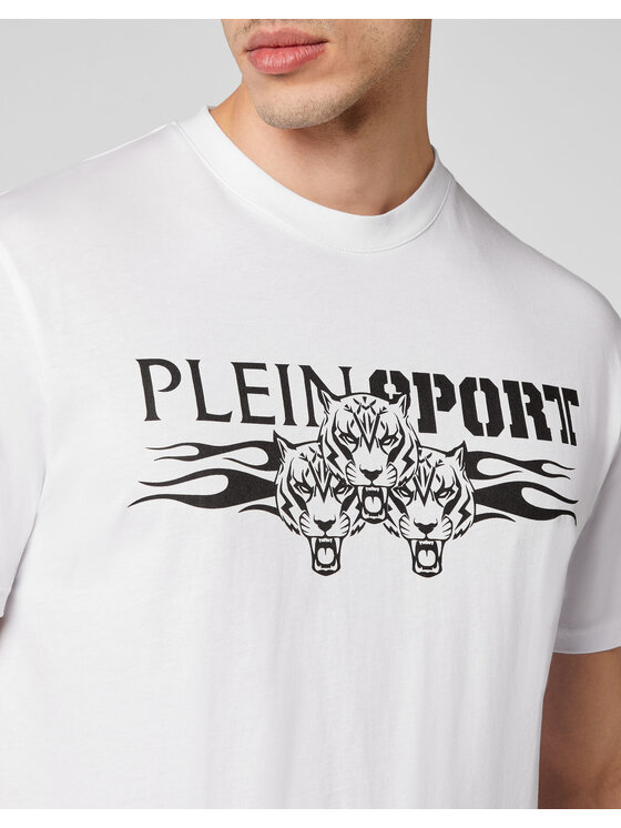 Plein Sport Plein Sport Tričko 1059 Biela Regular Fit