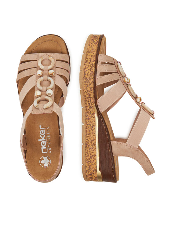 Rieker Rieker Sandalen 63778-31 Beige