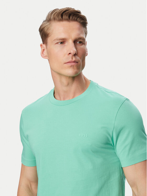 BOSS BOSS T-shirt Thompson 01 50468347 Verde Regular Fit