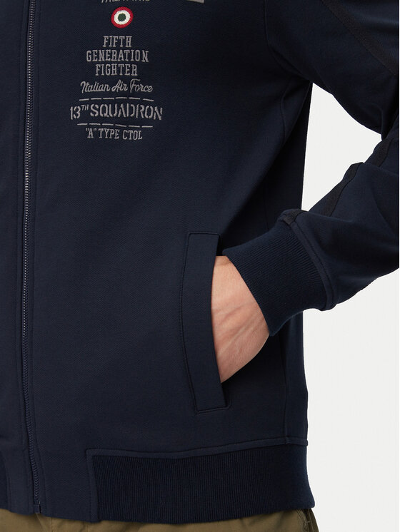Aeronautica Militare Aeronautica Militare Μπλούζα 261FE2109UF00683 Σκούρο μπλε Regular Fit