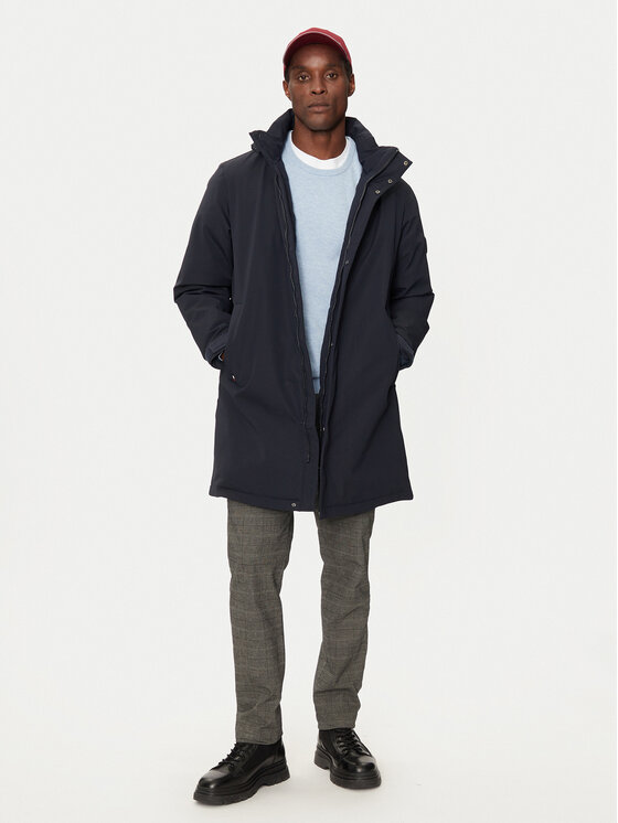 Tommy Hilfiger Tommy Hilfiger Hanorac MW0MW37369 Bleumarin Regular Fit