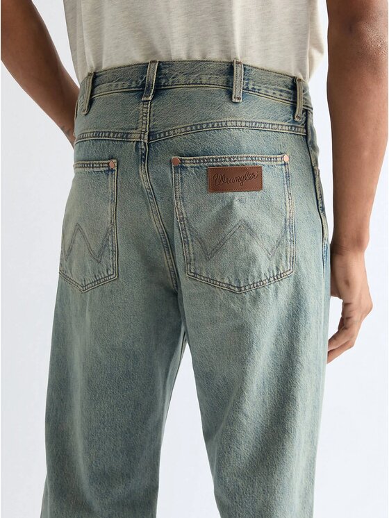 Wrangler Wrangler Jeansy Loose Straight Niebieski Loose Fit