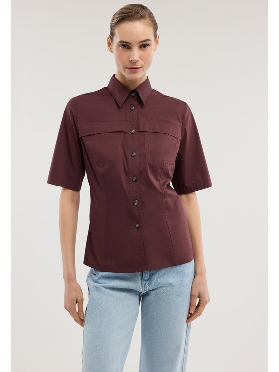 Trussardi Trussardi Koszula 5178A000681N046 Bordowy Regular Fit