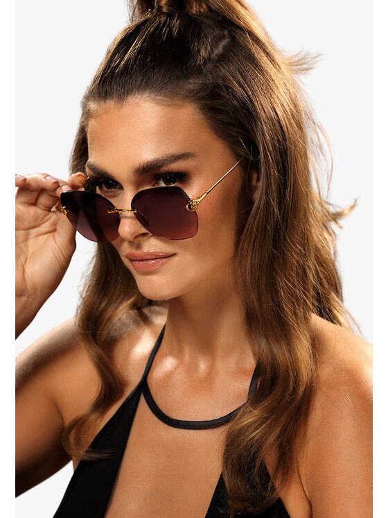 Feba Feba Okulary przeciwsłoneczne ZF136-292-3-6 Fioletowy