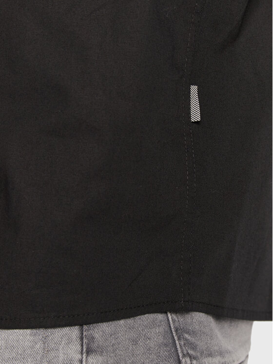 Solid Solid Košeľa 21103247 Čierna Slim Fit