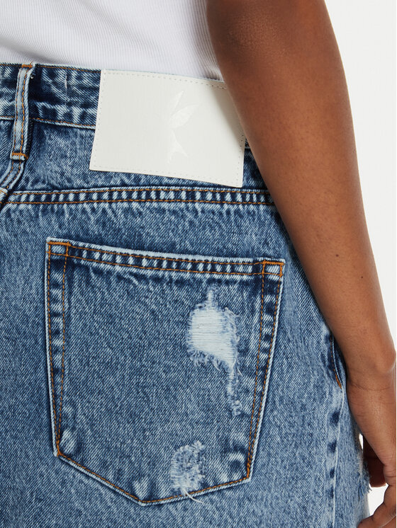 One Teaspoon One Teaspoon Fustă de blugi 26411 Albastru Slim Fit