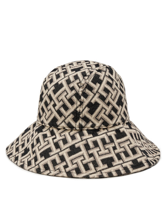 Pălărie Tommy Hilfiger Th Contemporary Mono Bucket Hat AW0AW15782 Negru