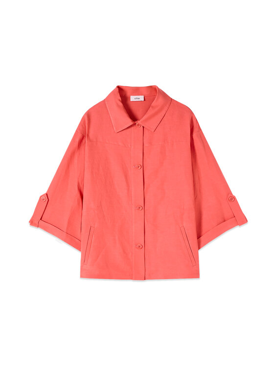 Oltre Oltre Giacca di transizione R009J100327N016 Arancione Baggy Fit