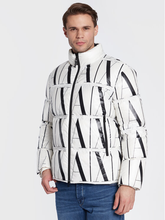 Armani Exchange Armani Exchange Pehelykabát 8NZBP8 ZNULZ 21BE Fehér Regular Fit
