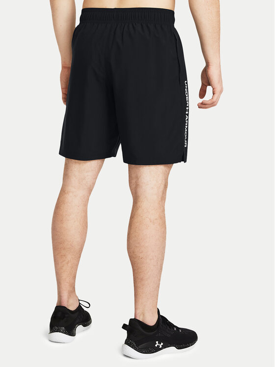 Under Armour Under Armour Sportovní kraťasy Ua Woven Wdmk Shorts 1383356-001 Černá Loose Fit