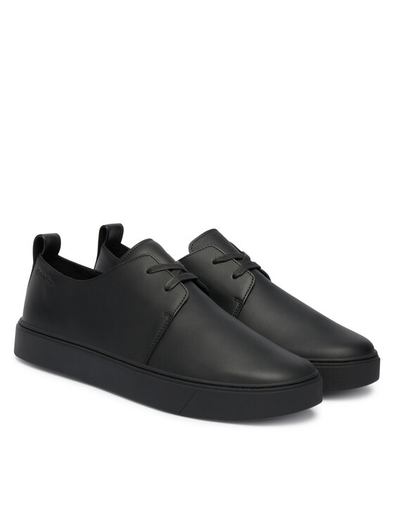 Calvin Klein Calvin Klein Sportcipők Hybrid Clean Cup Derby Lth HM0HM02011 Fekete