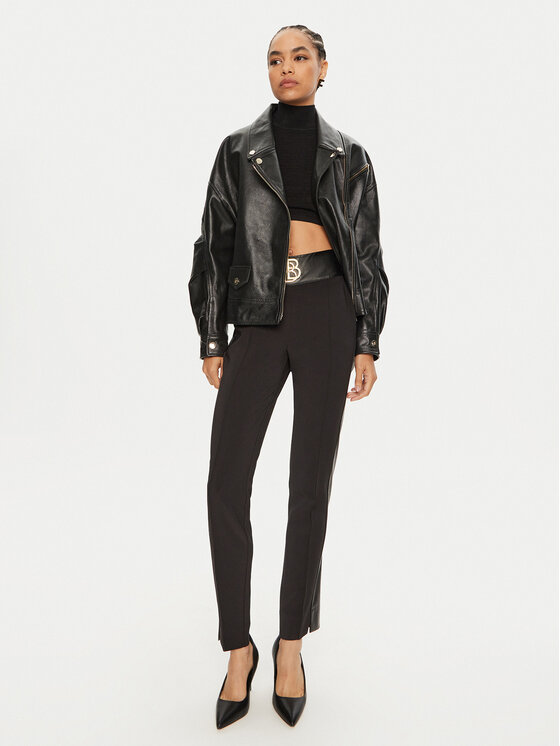 Babylon Babylon Hlače MF0613 Crna Regular Fit