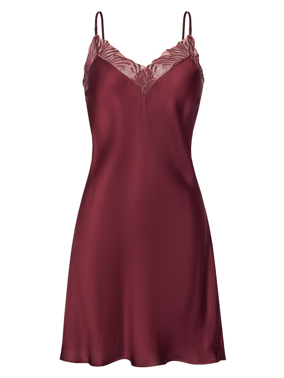 Chantelle Chantelle Nočna srajca Legend C17WW5 Bordo rdeča Regular Fit