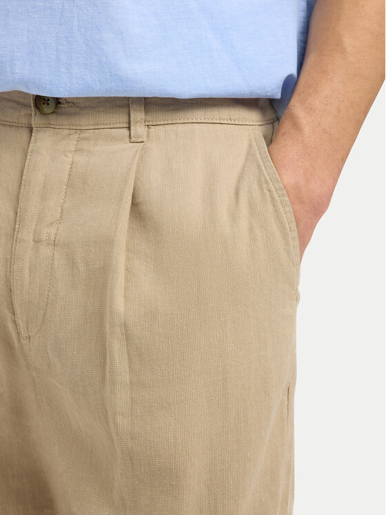 Selected Homme Selected Homme Chinosy 16092732 Beżowy Relaxed Fit