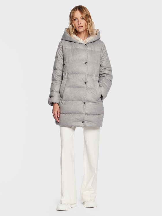 Peserico Peserico Pehelykabát S24426D Szürke Regular Fit