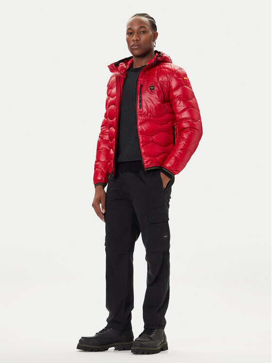 Blauer Blauer Pernata jakna 25WBLUC03074 006355 Crvena Regular Fit