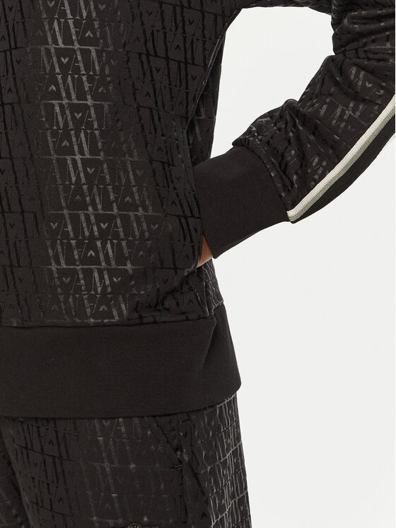 Aeronautica Militare Aeronautica Militare Світшот 242FE1964DF571 Чорний Regular Fit