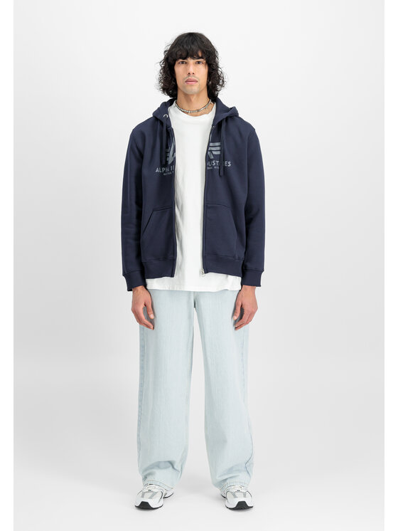 Alpha Industries Alpha Industries Mikina 178325 Tmavomodrá Regular Fit