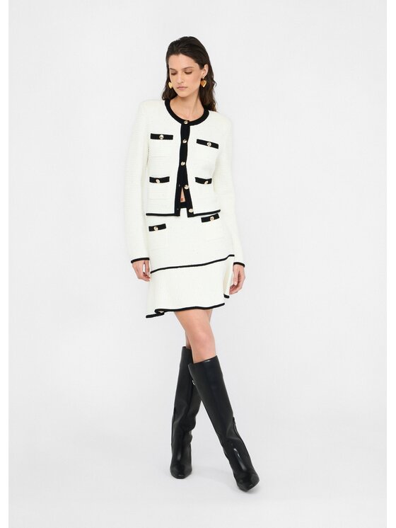 Liu Jo Liu Jo Minigonna CF5133MS18F03A21 Bianco Regular Fit