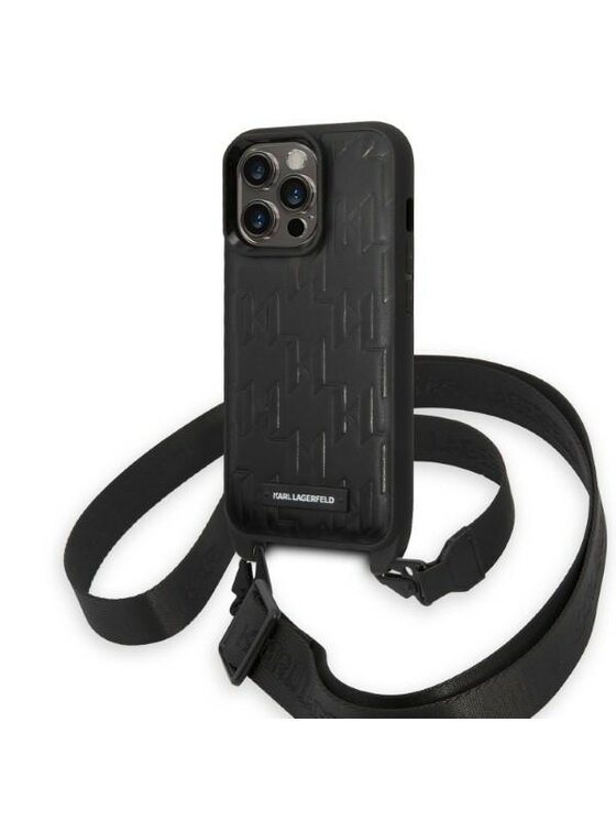 Etui na telefon KARL LAGERFELD, Czarne, iPhone 14 Pro