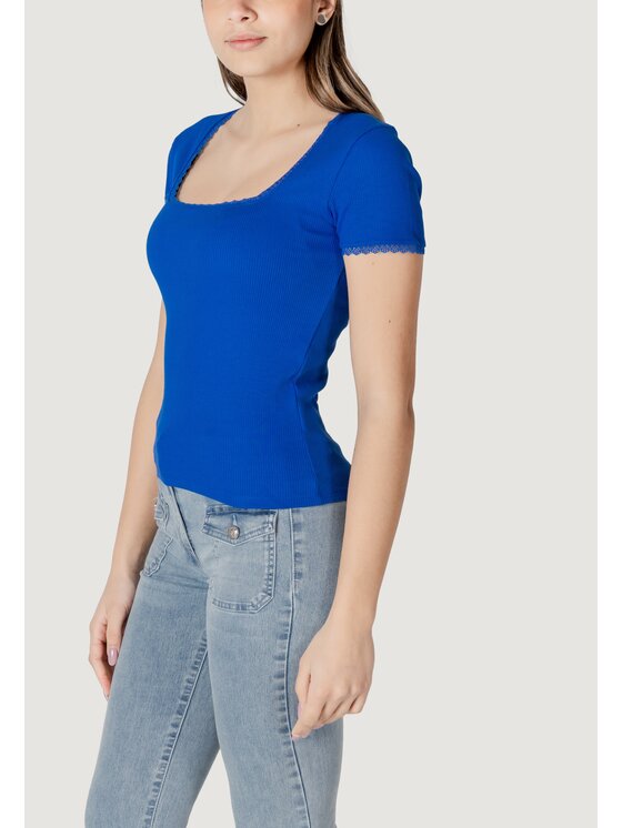 Morgan De Toi Morgan De Toi T-shirt 232-DLUBI Blu Shirt Fit