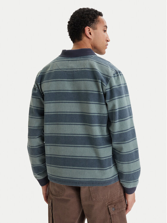 RVCA RVCA Polo KSL 23A033504 Verde Regular Fit