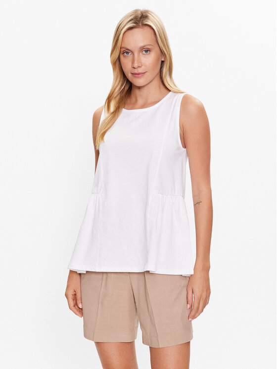 United Colors Of Benetton Pulover 3BL0D1044 Alb Regular Fit