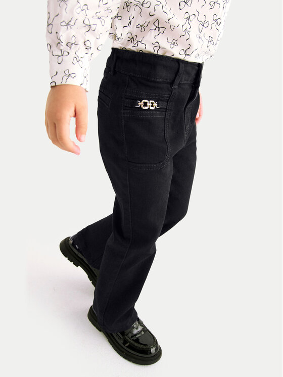 Abel & Lula Abel & Lula Blugi 5721 Negru Flare Fit