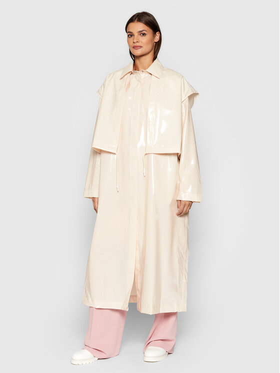 Remain Remain Яке за дъжд Hana RM672 Бежов Loose Fit