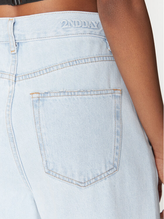 2NDDAY 2NDDAY Jeans hlače Flossan 2252763967 Modra Wide Leg