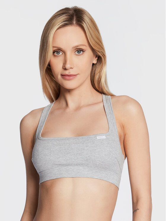 Chantelle Σουτιέν τοπ Cotton Comfort C15P10 Γκρι