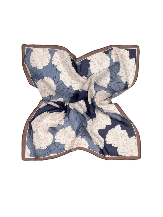 ALLORA BE UNIQUE ALLORA BE UNIQUE Foulard 70% cotton, 30% silk Blu